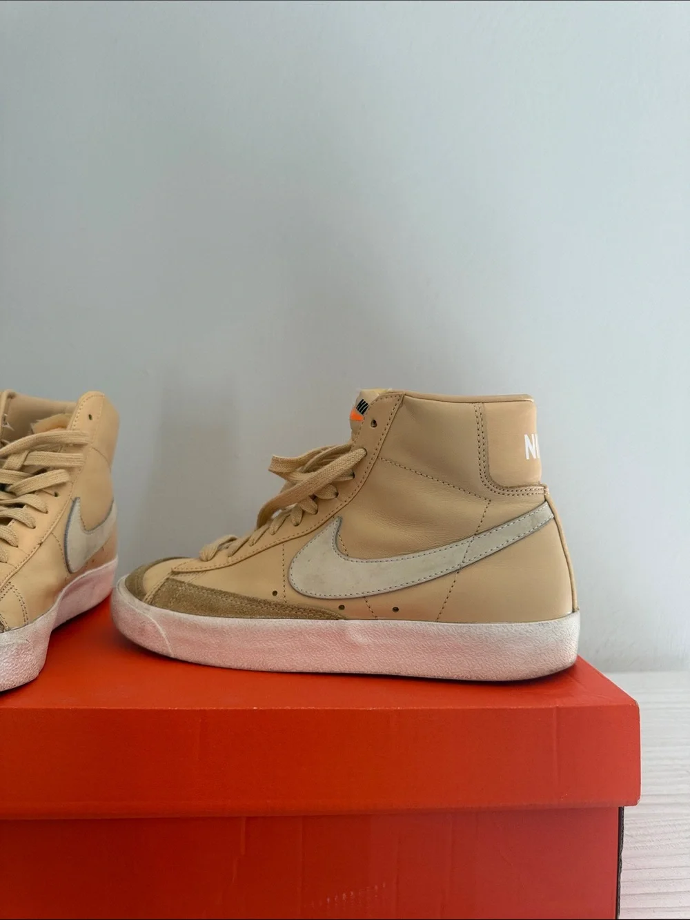 Nike Women’s High-Top Sneakers in Yellowish Color